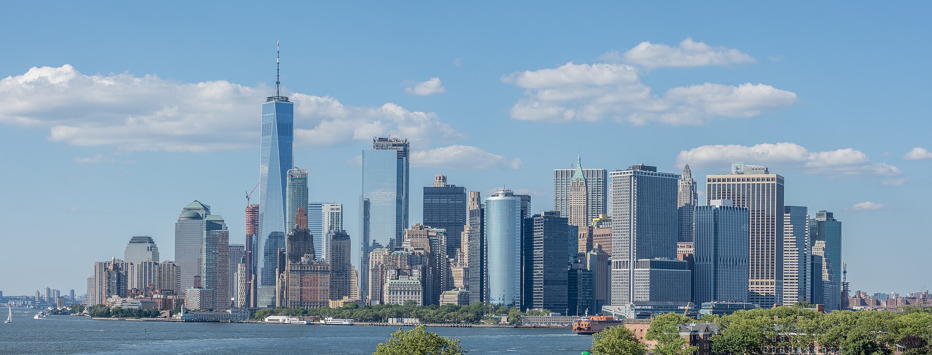 The skyline of Lower Manhattan, New York